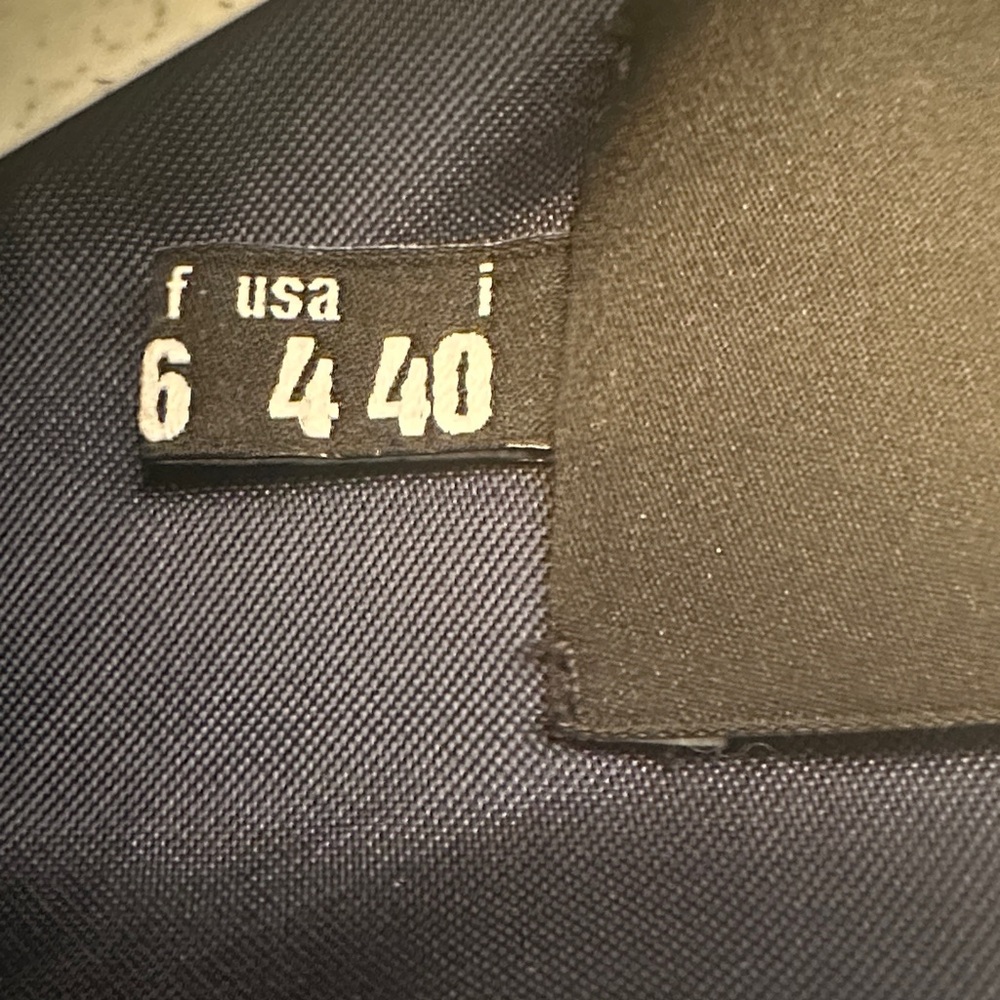 Love Moschino Navy Wool Coat – Classic Tailored Designer Style Size S - Picture 4 of 14